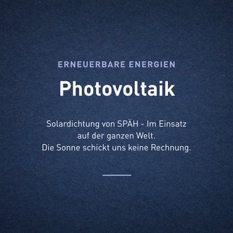 Erneuerbare Energien - Photovoltaik