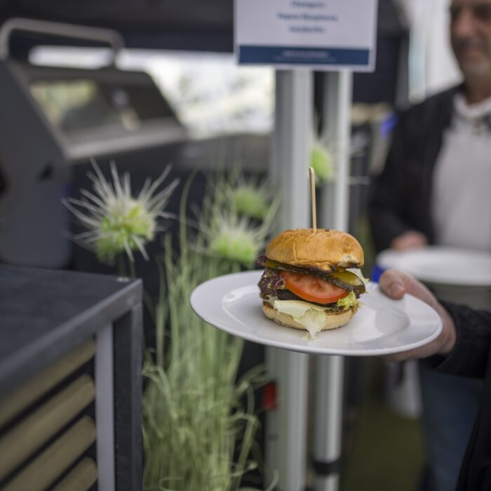 Burger auf Sommerfest bei Späh
