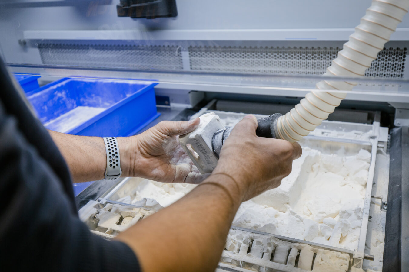 Reinigung eines 3D Bauteils nach dem Druck