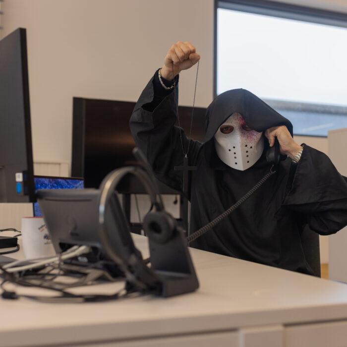 Gruppenbild der Abteilung am schmotzigen Donnerstag