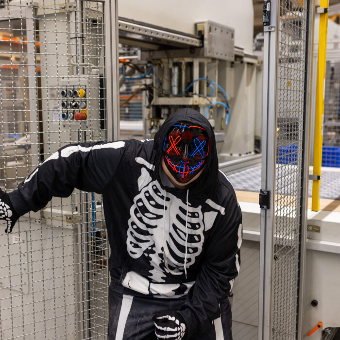 Gruppenbild der Abteilung am schmotzigen Donnerstag