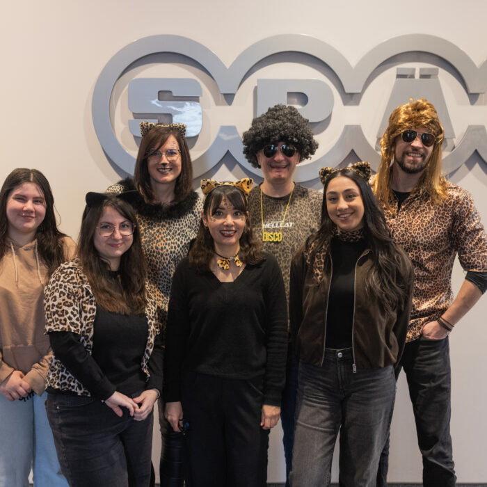 Gruppenbild der Abteilung am schmotzigen Donnerstag