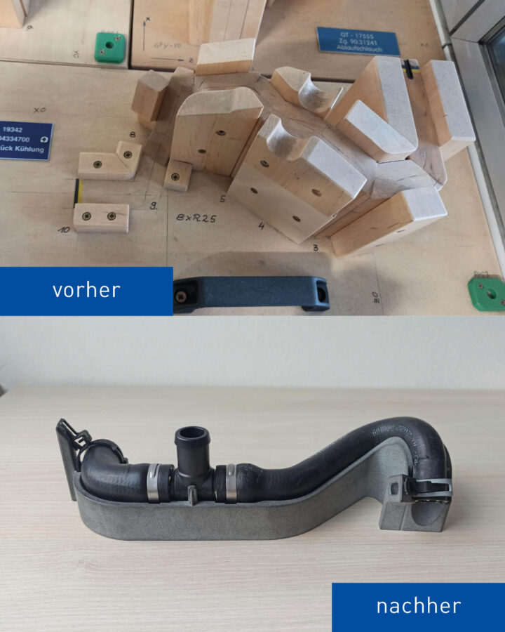 Unterschied zwischen konvenzionellen Prüflehren und neuen 3D gedruckten